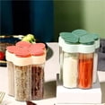 thumbnail image 2 of 2 Pcs Seasoning Jar Plastic ContainerSeasoning Bottle Spice Organizer Outdoor Camping Seasonins Containers Kitchen Gadget Sets, 2 of 7