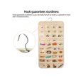 thumbnail image 4 of TSV Hanging Jewelry Organizer with 80 Pockets, Double Sided Closet Storage Bag for Earrings Necklace Bracelet Ring Accessory Display, 4 of 9