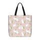 thumbnail image 1 of Disketp Rabbit Bolsa Tote de Lona para Mujer, Bolso de Hombro y Cruzado con Cierre de Cremallera, 1 of 7
