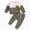 H01-Brown, variant on TOWED22 Baby Boy Clothes Toddler Fall Winter Outfits Long Sleeve Patchwork Sweatshirt Pullover Tops   Sweatpants 6 Months-3T Size:0-6 M,Color:Brown