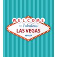 thumbnail image 3 of Ambesonne Las Vegas Duvet Cover Set, City Entrance Signboard, Twin, Dark Seafoam Red White, 3 of 3