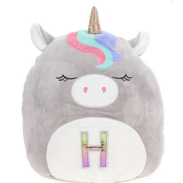 Squishmallow Unicorn Initial Letter H 12 Inch Plush Toy Gray Unicorn Walmart Com Walmart Com squishmallow unicorn initial letter h 12 inch plush toy gray unicorn