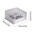 thumbnail image 4 of Luz LED solar Billuyoard ladrillo cubo de hielo decoración al aire libre blanco HA006522-01, 4 of 6