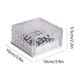 thumbnail image 4 of Matsuzay Lámpara de pie con forma de cubo de hielo para exteriores, luz solar de ladrillo, iluminación nocturna de paisaje LED para decoración de Iluminación y accesorios blanco Matsuzay HA006522-01, 4 of 6