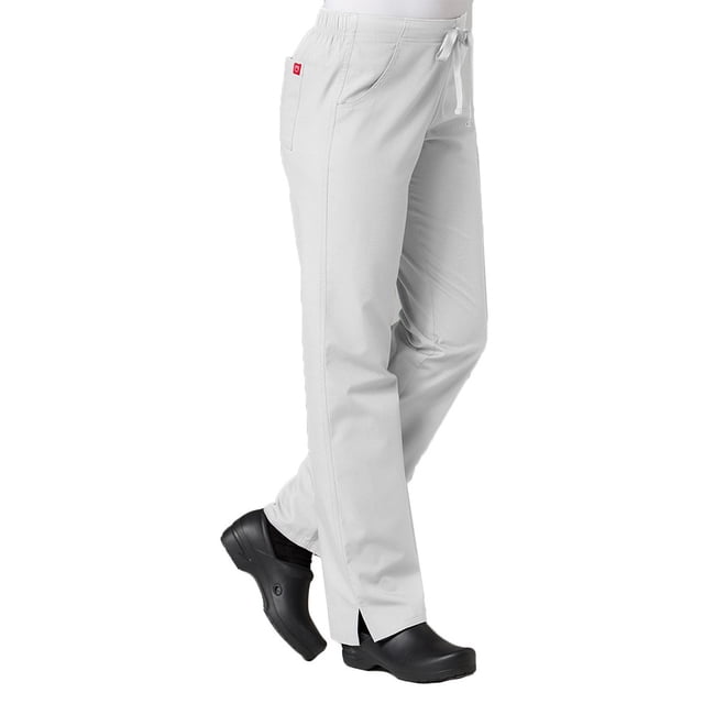 Red Panda Pantalon d'Uniforme à Jambe Droite à Demi-Cordon pour Femmes