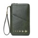 thumbnail image 1 of Funda para Porta Cuero PU Bloqueo RFID Mujeres Hombres () Verde, 1 of 9