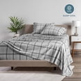 thumbnail image 3 of Bare Home Ultra-Soft Sheet Set - Premium 1800 Collection - Deep Pockets - 3-Pieces - Twin XL, Tartan Plaid, 3 of 6