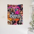thumbnail image 3 of Brat-z Tapestry Kawaii Tapestry Room Decor Aesthetic Cute Room Decor Anime Tapestry For Bedroom Living Room Teen Girl Room Decor Wall Decoration Tapestry Wall Hanging80x60in, 3 of 8