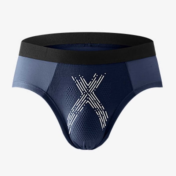 Mens Underwear Breathable Mid Waisted Casual Color-Block Stretchy Slim-Fit No Show Comfort Support Lifting Athletic Workout Briefs