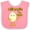 Pink and White, variant on Inktastic Allergic to Eggs Boys or Girls Baby Bib