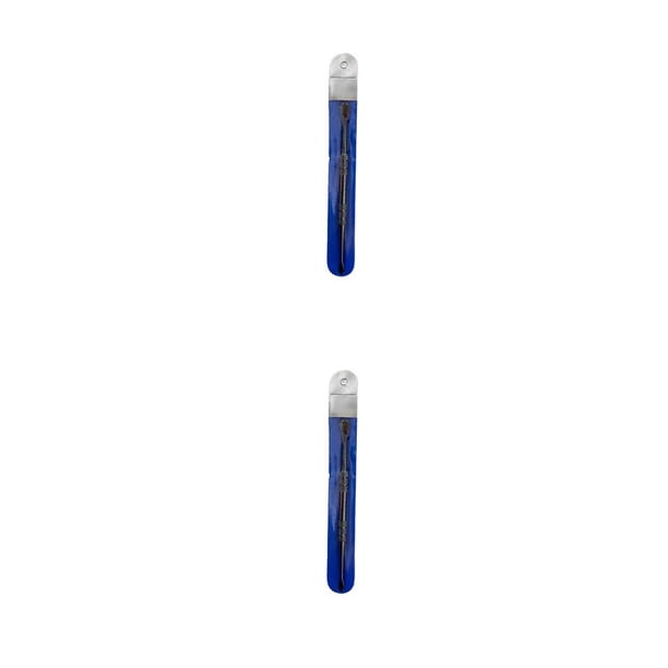 Bewildely Herramienta de tallado en cera de acero inoxidable, accesorio de grabado de punta de lanza de doble cara, ligero, buena artesanía mezclada con Type2 NO2 Bewildely CBP354509