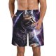 thumbnail image 1 of Fotbe Purple Moon Cat Trajes de Baño Estampados para Hombre, Shorts de Verano de Secado Rápido, Ropa de Playa, Bañadores-Medium, 1 of 6