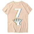 thumbnail image 2 of Ounisa Womens Tops Short Sleeve Y2K Jersey Number Graphic Oversized Crewneck T shirts Tees Casual Pullover, 2 of 3