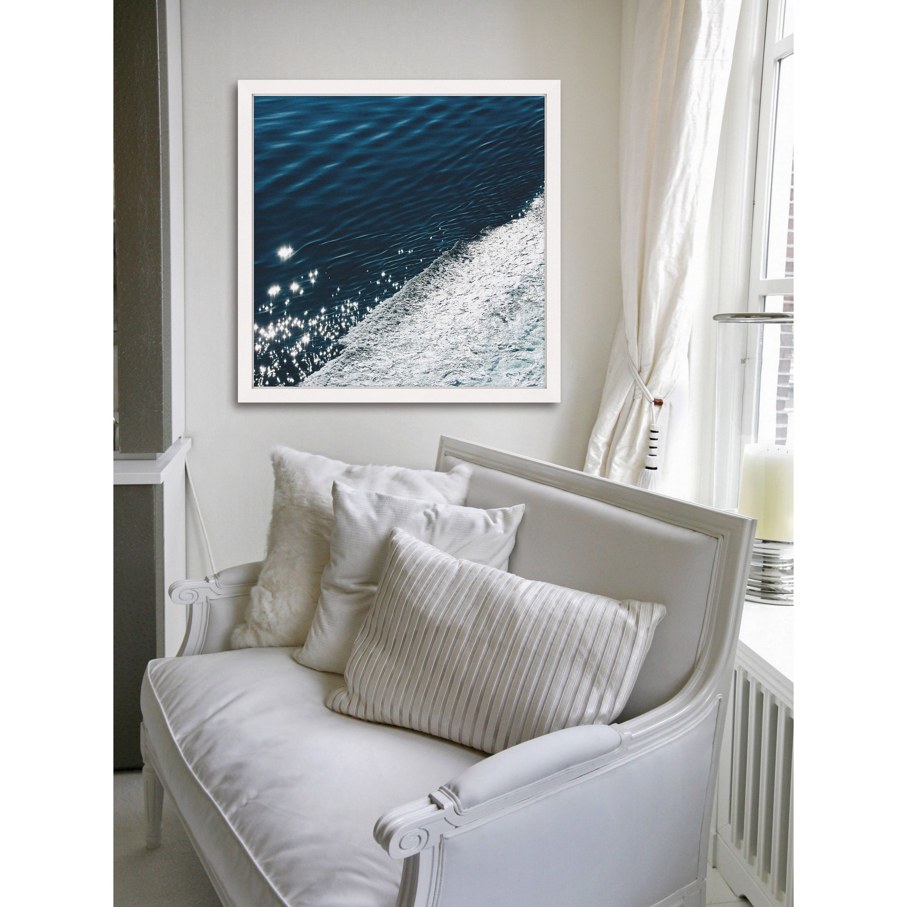 marmont hill "midnight blue velvet" by ingrid beddoes framed painting print