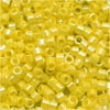 Miyuki Delica Seed Beads DB0160/DB160 11/0 Opaque Yellow AB 7.2 Grams