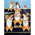 thumbnail image 1 of Carolines Treasures 7286CHF 28 x 40 In. Go Team Corgi Flag Canvas, House Size, 1 of 4