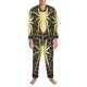 thumbnail image 3 of Balery Gold Spider On The Web Pijama para Hombre de Dos Piezas con Manga Larga, Conjunto de Dormir y Descanso Suave con Bolsillos-X-Large, 3 of 7