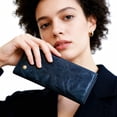 thumbnail image 5 of Long Wallet for Men Women, Soft Leather Bifold RFID Fashion Multiple Wallet-Black, 5 of 7