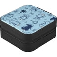 thumbnail image 7 of GZHJMY Cute Dinosaurs Travel Jewelry Box, PU Leather Small Jewelry Organizer Boxes for Women Girls, Mini Portable Jewerly Storage Display Holder for Earrings, Ring, Necklaces, Bracelets（242）, 7 of 7