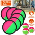 thumbnail image 4 of iMountek 3Sets Toss and Catch Ball Throw Catch Ball Paddle Outdoor Ball Game Catch Game Beach Game, 4 of 8