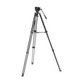 thumbnail image 5 of Manfrotto 500X Fluid Video Head with 3-Section Aluminum Telescopic Twin Leg Video Tripod, 5 of 6
