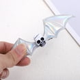 thumbnail image 4 of Unique Bargains 1 Pc Hair Clip Halloween Funny Bat Wing Skull Hair Clips for Women Silver Tone, 4 of 5