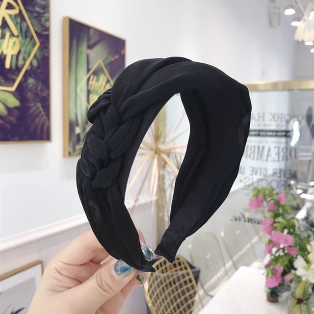 Diademas para mujer, diadema cuadrada, linda diadema con nudo para mujer, diadema lisa de moda, diadema para la cabeza