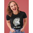 thumbnail image 2 of Be Unique Unicorn Design  Shaped T-Shirt Women -Image by Shutterstock, Female XX-Large, 2 of 4