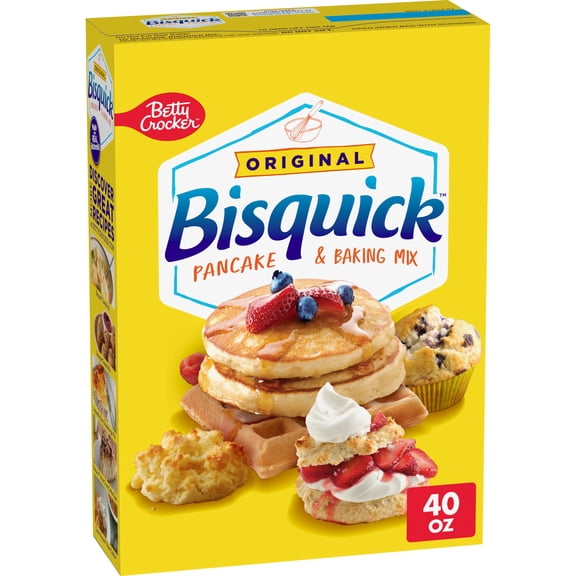 Betty Crocker Bisquick Pancake and Baking Mix, Original, 40 oz