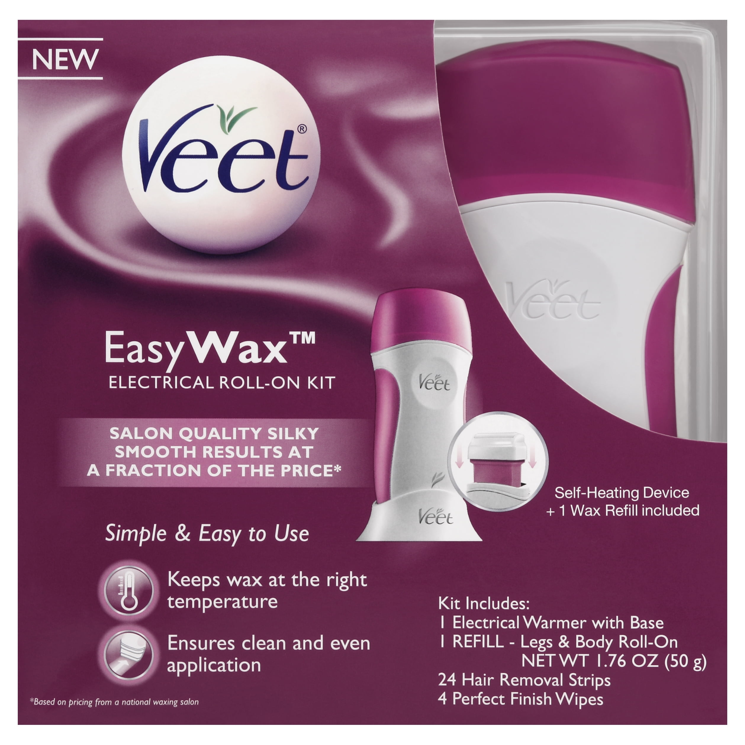 verstoring stap in Definitie Veet Easy Wax Roll On Hair Remover Wax Kit, 1 Count - Walmart.com