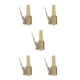 thumbnail image 2 of Riwesomey Boquilla de inflado de neumáticos inflables, Conector de válvula de inflado, adaptador de Clip resistente al desgaste para compresor, piezas de Type2 NO2 Riwesomey CBP258781, 2 of 6
