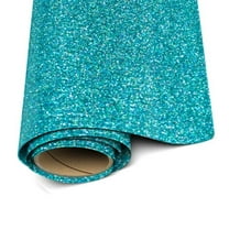 Siser Glitter Heat Transfer Vinyl – Mermaid Blue HTV Iron on Vinyl – 12” x 3 Foot ( 36 inches / 1 yard )