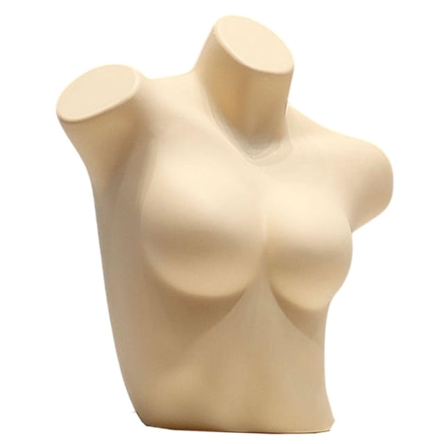 Torso de maniquí femenino, maniquí de vestido de mujer, maniquí de sujetador para mostrador de ferias de artesanía Color de la piel
