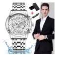 thumbnail image 1 of Relojes Para Hombre Cuarzo Inoxidable Con Fechador +caja, 1 of 5