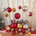thumbnail image 2 of 2 bolas navideñas de 6, 8, 10 y 12 cm, coloridas, decorativas, de PVC, para colgar en el hogar, con diseño de escena de Año Nuevo, 2 of 5