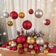thumbnail image 2 of 2 bolas navideñas de 6, 8, 10 y 12 cm, coloridas, decorativas, de PVC, para colgar en el hogar, con diseño de escena de Año Nuevo, 2 of 5
