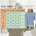 thumbnail image 3 of TEMOFON Womens Fall Tops Crewneck Oversized Sweatshirt Striped Color Block Tops Casual Long Sleeve Shirts Loose Pullover Sweaters Trendy T Shirts, 3 of 6