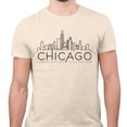 thumbnail image 2 of Skyline Chicago Illinois Shirt Unisex Medium Natural, 2 of 5