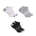 thumbnail image 2 of Fruit of the Loom Womens Value No-Show Socks, 3 Pack,Sock Sizes 4-10, 2 of 7