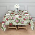 thumbnail image 3 of Pioneer Flower Floral Print Pattern Square Tablecloth, Waterproof Wipeable Spillproof Washable Table Cover for Home Kitchen Party Decor, 42"x42", 3 of 6