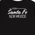 thumbnail image 4 of Inktastic From Santa Fe New Mexico in White Distressed Text Boys or Girls Long Sleeve Toddler T-Shirt, 4 of 5