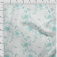 thumbnail image 4 of oneOone Cotton Poplin Twill Light Blue Fabric Abstract Sewing Material Print Fabric By The Yard 56 Inch Wide, 4 of 5