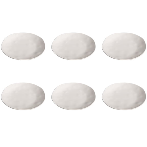 Organic NewWave Melamine Salad Plate - Cream - 8.5" - Set of 6