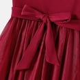 thumbnail image 5 of PatPat Family Matching Dresses Red Baby Girl 12-18 Months Mommy and Me Cotton Ribbed Spliced Ombre Mesh Dresses, 5 of 9