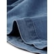 thumbnail image 5 of Chaqueta de mezclilla INSPIRE CHIC para mujeres con cuello alzado y cierre de motociclista azul XS, 5 of 6