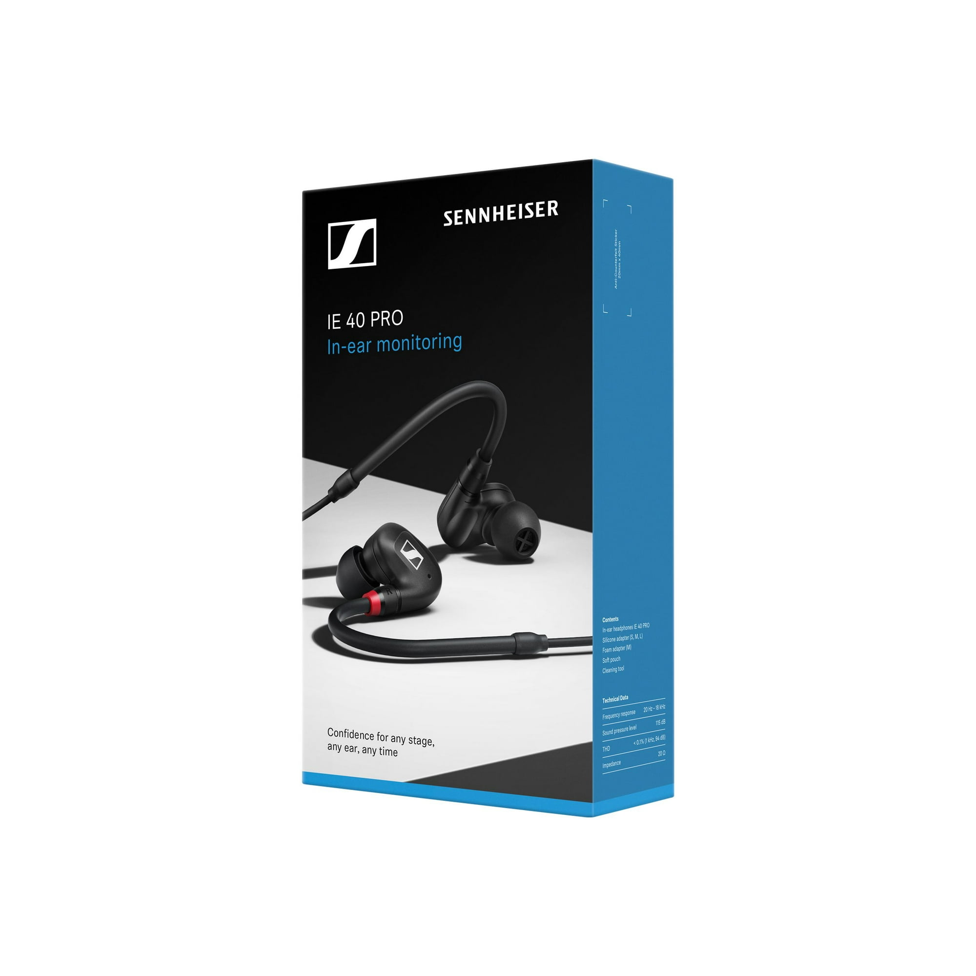 Sennheiser IE 40 Pro In Ear Monitoring Headphone - Black | Walmart