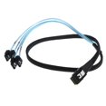 thumbnail image 2 of Sas 36p Sff-8087 A 4 7pin Herramientas de Duro Admite hasta 6 GigaBits Per Second por canal 0.75M perfke Cable divisor de disco duro, 2 of 8