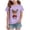 D3-Purple, variant on sdbrld Kids Merry Christmas Gift Girls Xmas Cartoon Short Sleeve TShirts Tops for Fall Holiday Wear White Sizes 5-6 Years
