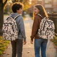 thumbnail image 2 of Jeiento Camo Deer Bow School Backpacks for Girls 8-12 Bookbags Large Capacity School Bags with Zipper Pockets for Primary Students 17 Inch Rucksack, 2 of 7