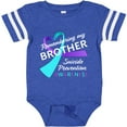 thumbnail image 3 of Inktastic Remembering my Brother- suicide prevention awareness Boys or Girls Baby Bodysuit, 3 of 5